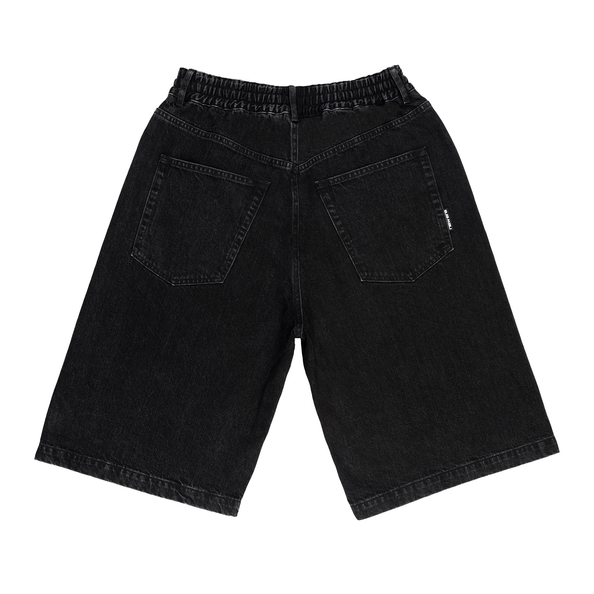 New Era Warehouse Black Jean Shorts