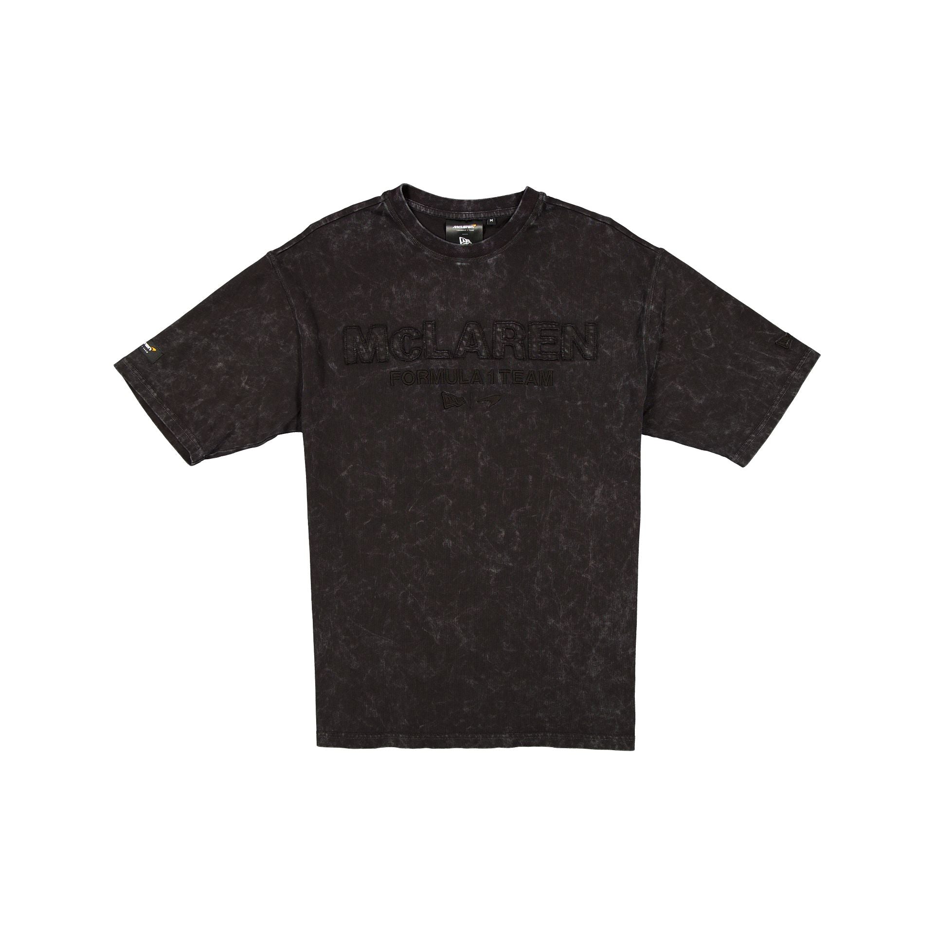 new era Washed Black Oversized T-Shirt