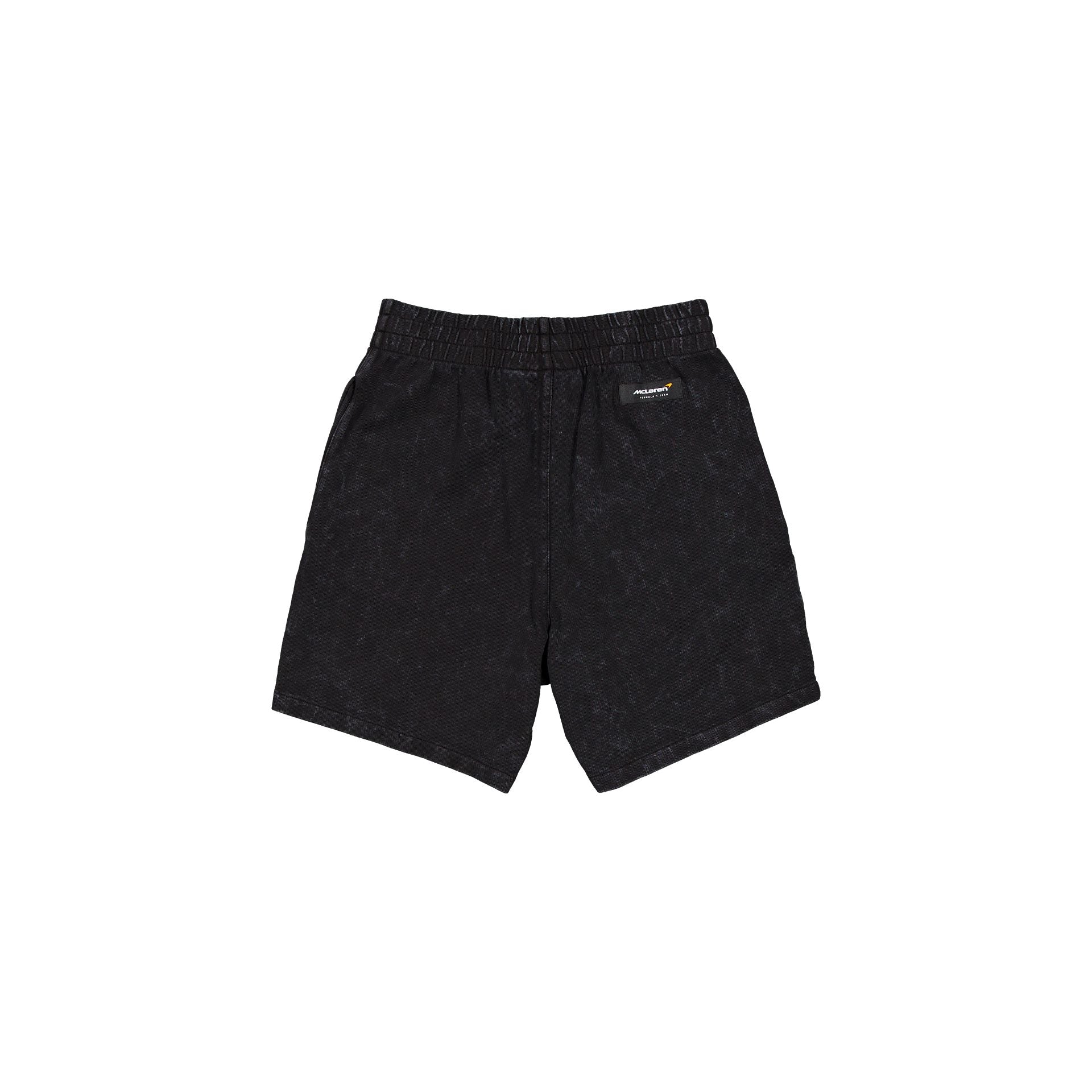 New Era Washed Black Shorts