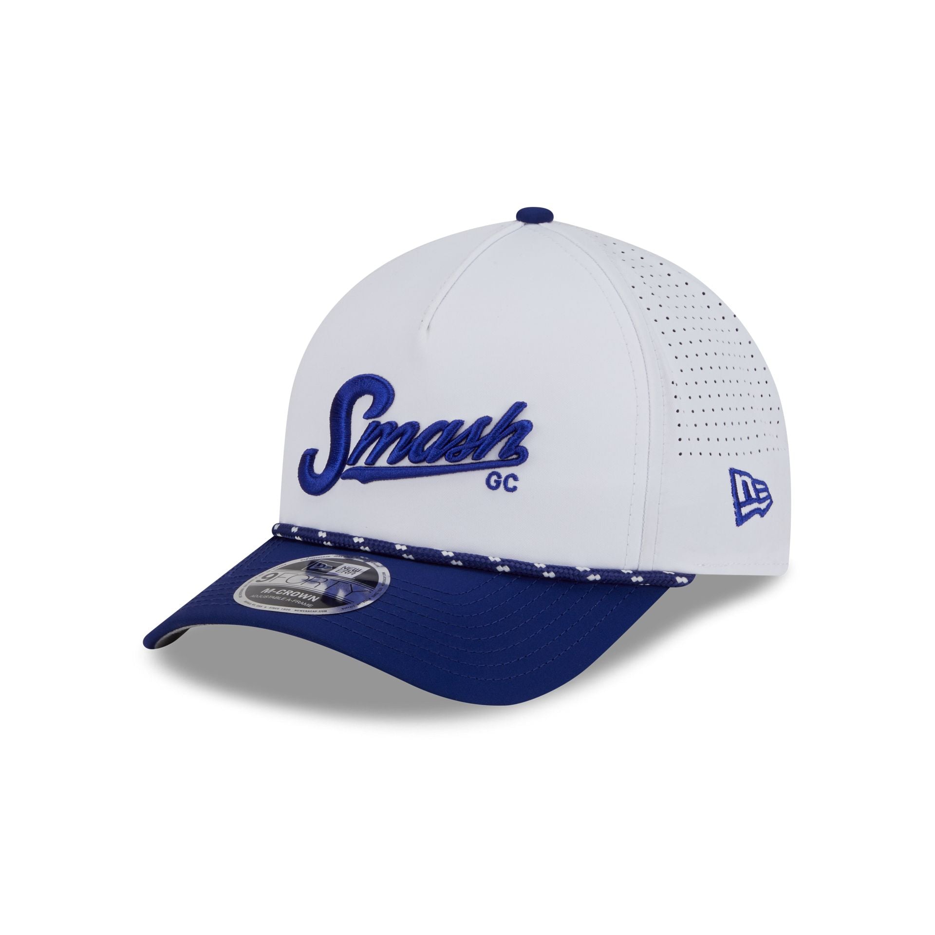 New Era White 9FORTY M-Crown Trucker