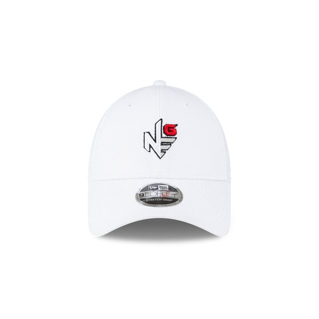New Era White 9FORTY Stretch-Snap