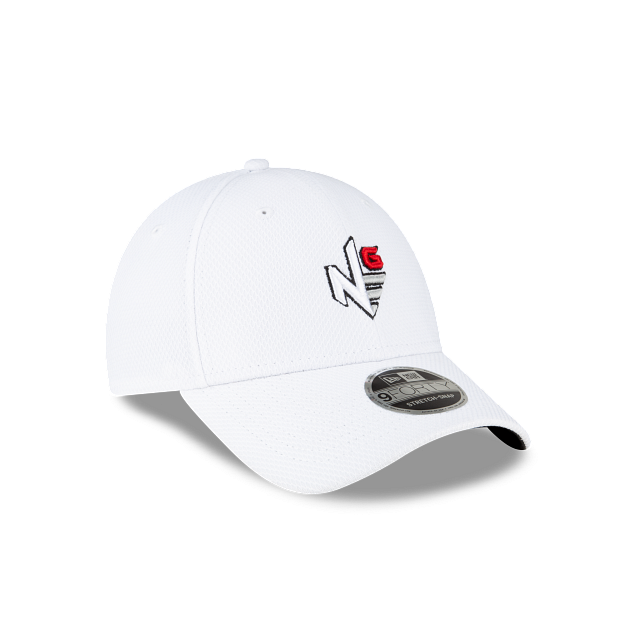 New Era White 9FORTY Stretch-Snap