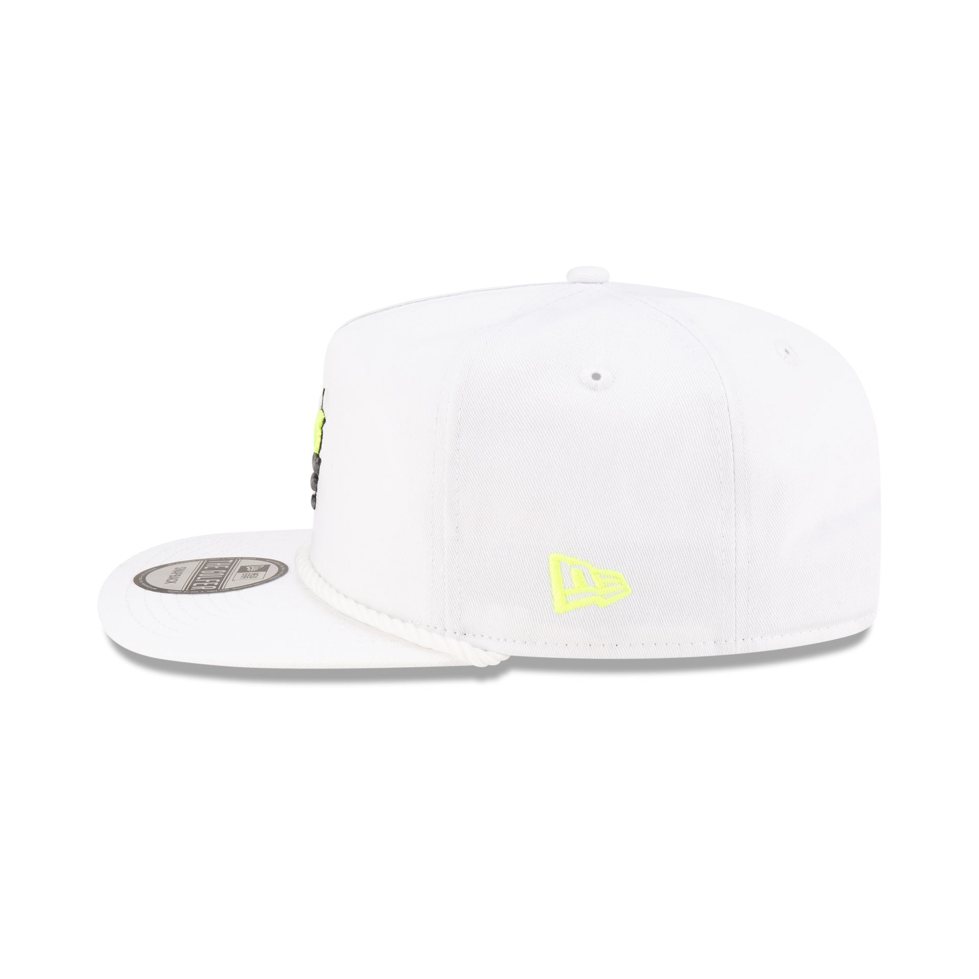 New Era White Logo Golfer
