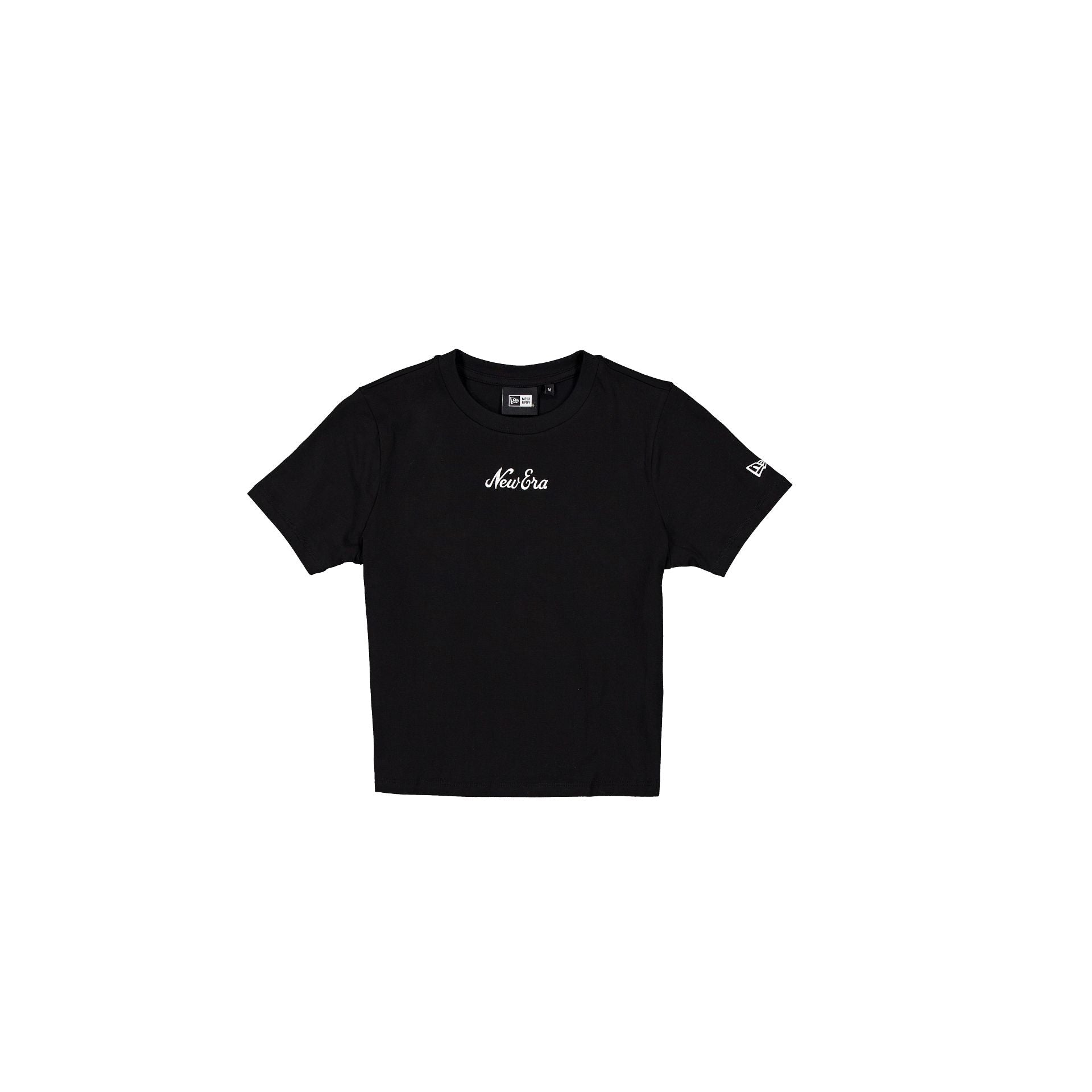 new era Women's Black Slim T-Shirt