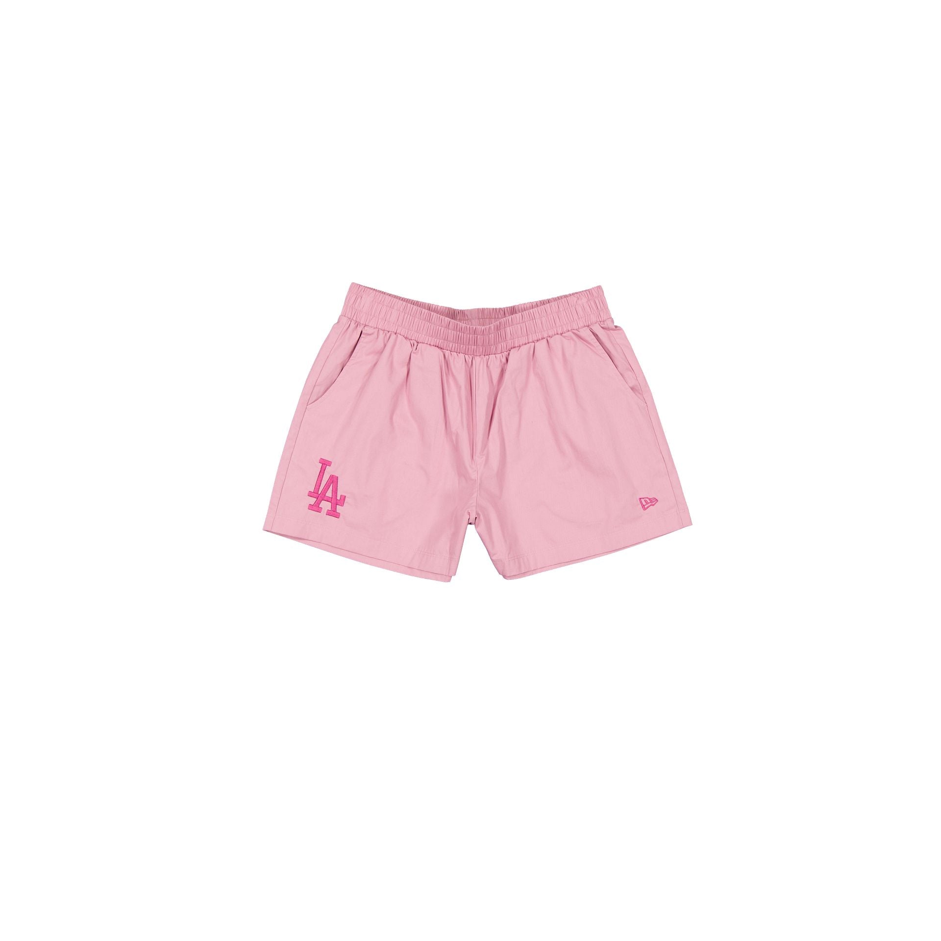 new era Women's Cosmetic Pink Cotton Shorts