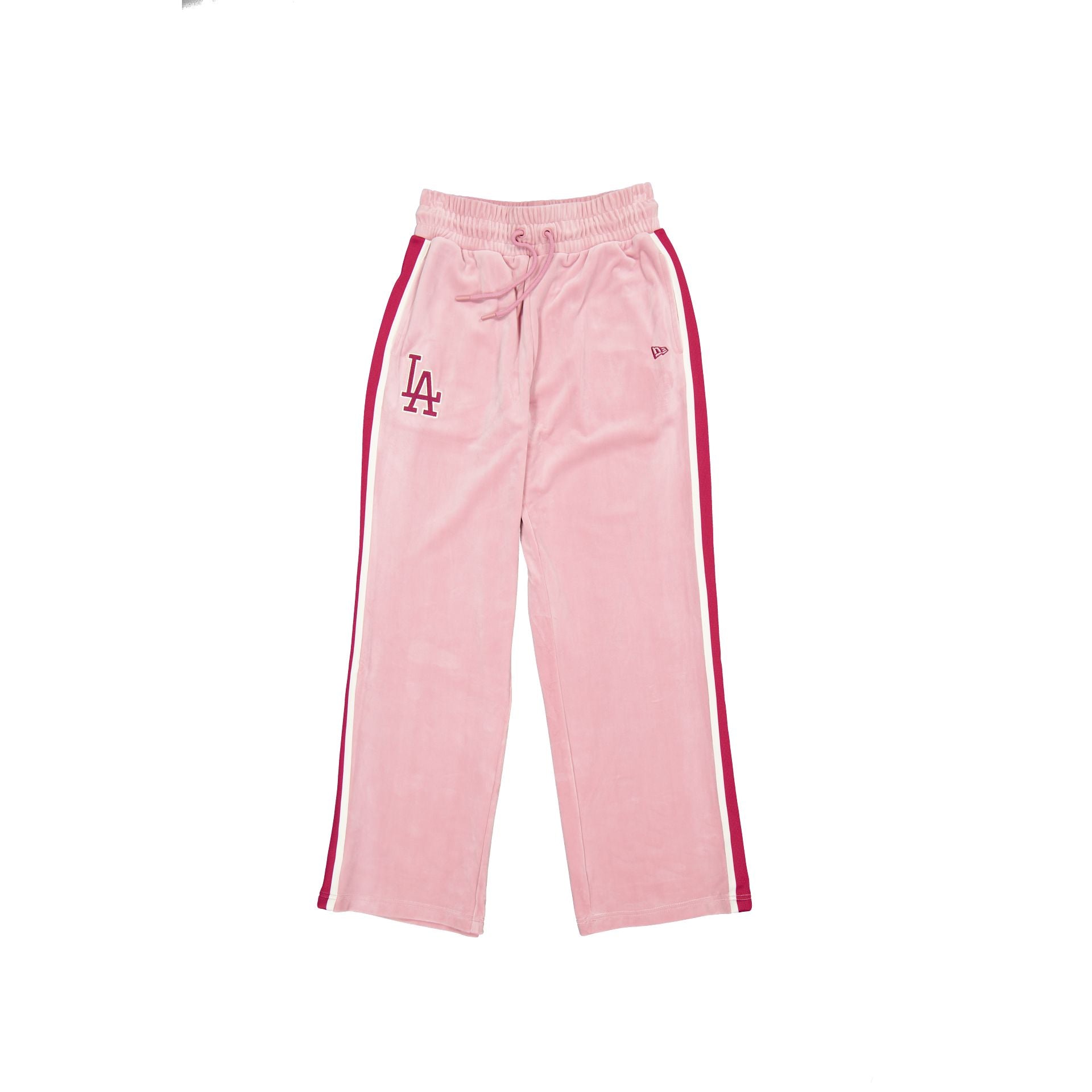 new era Women's Cosmetic Pink Velour Track Pants