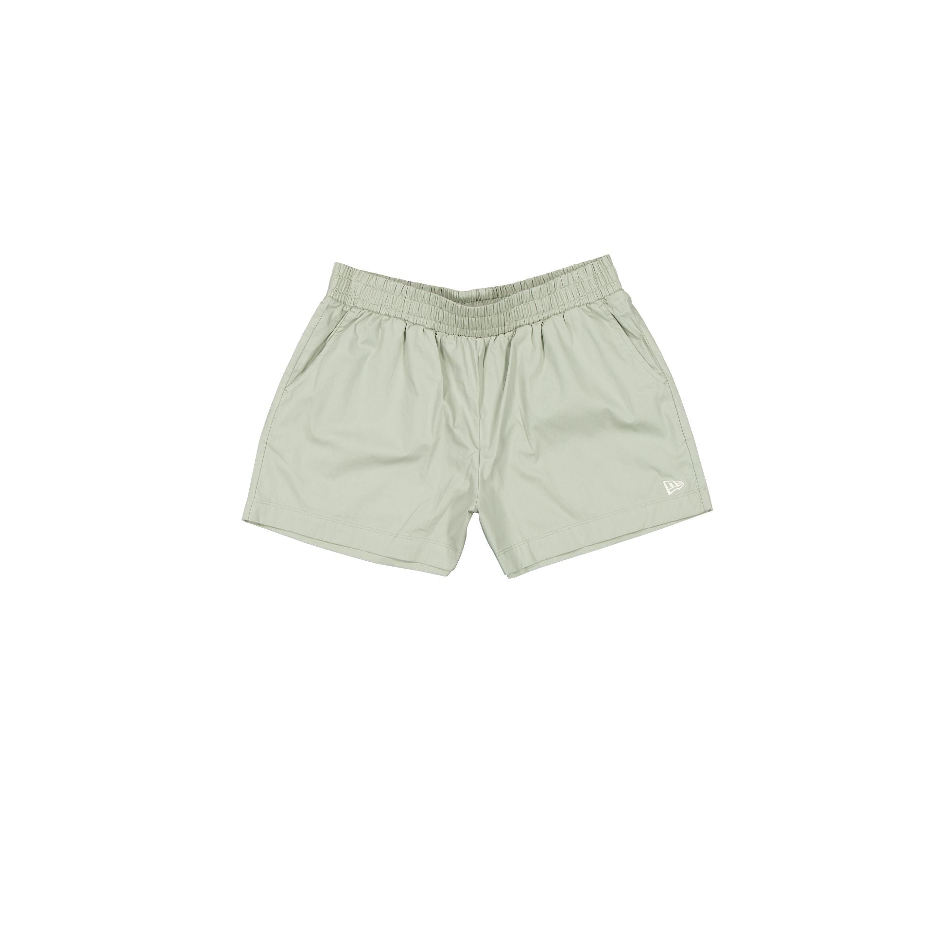 new era Women's Everest Green Cotton Shorts