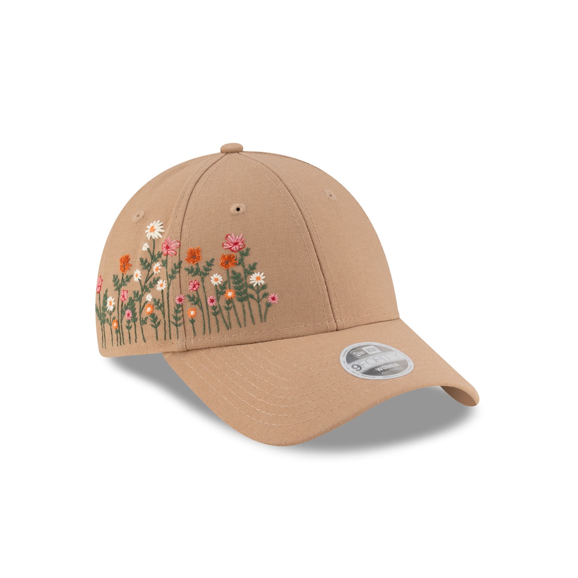 new era Women's Floral Brown 9FORTY Snapback