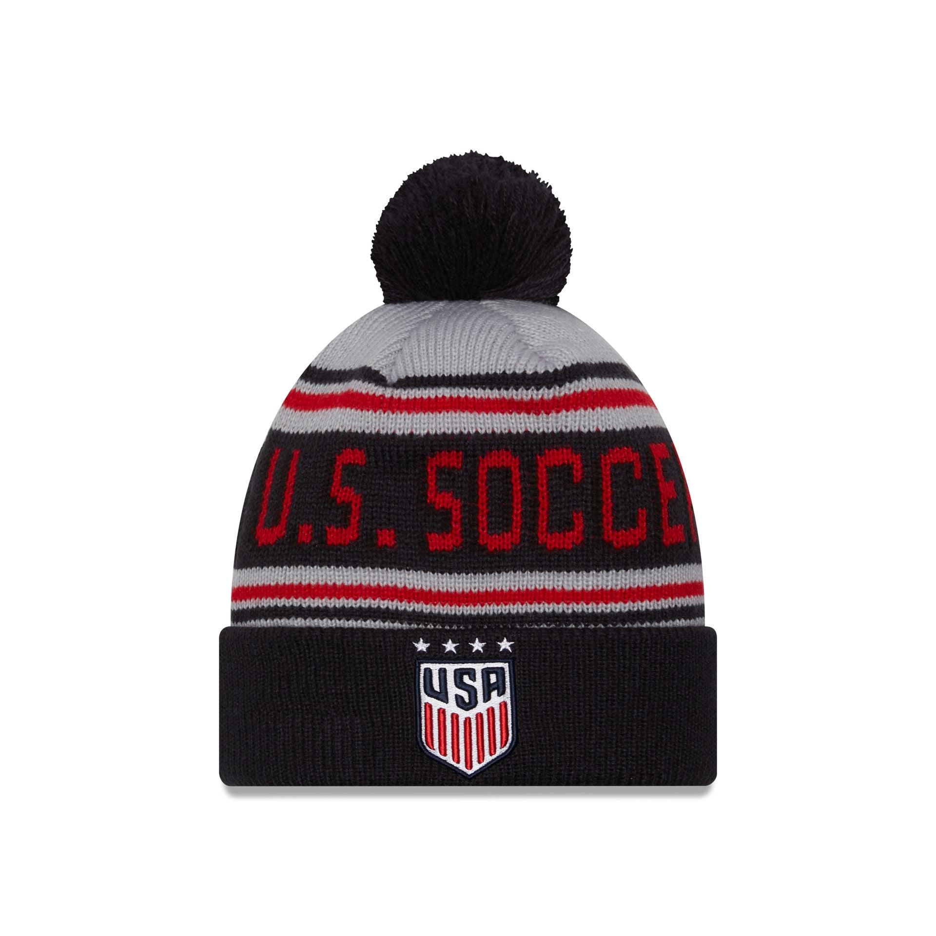new era Women's National Team Navy Pom Knit