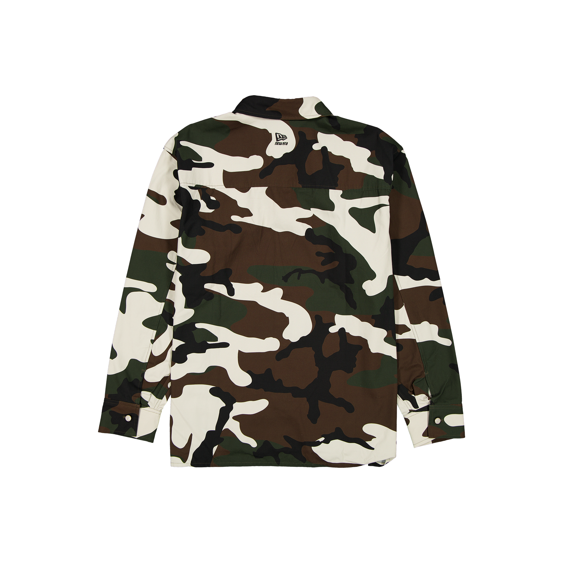 New Era Woodland Camo Military Overshirt