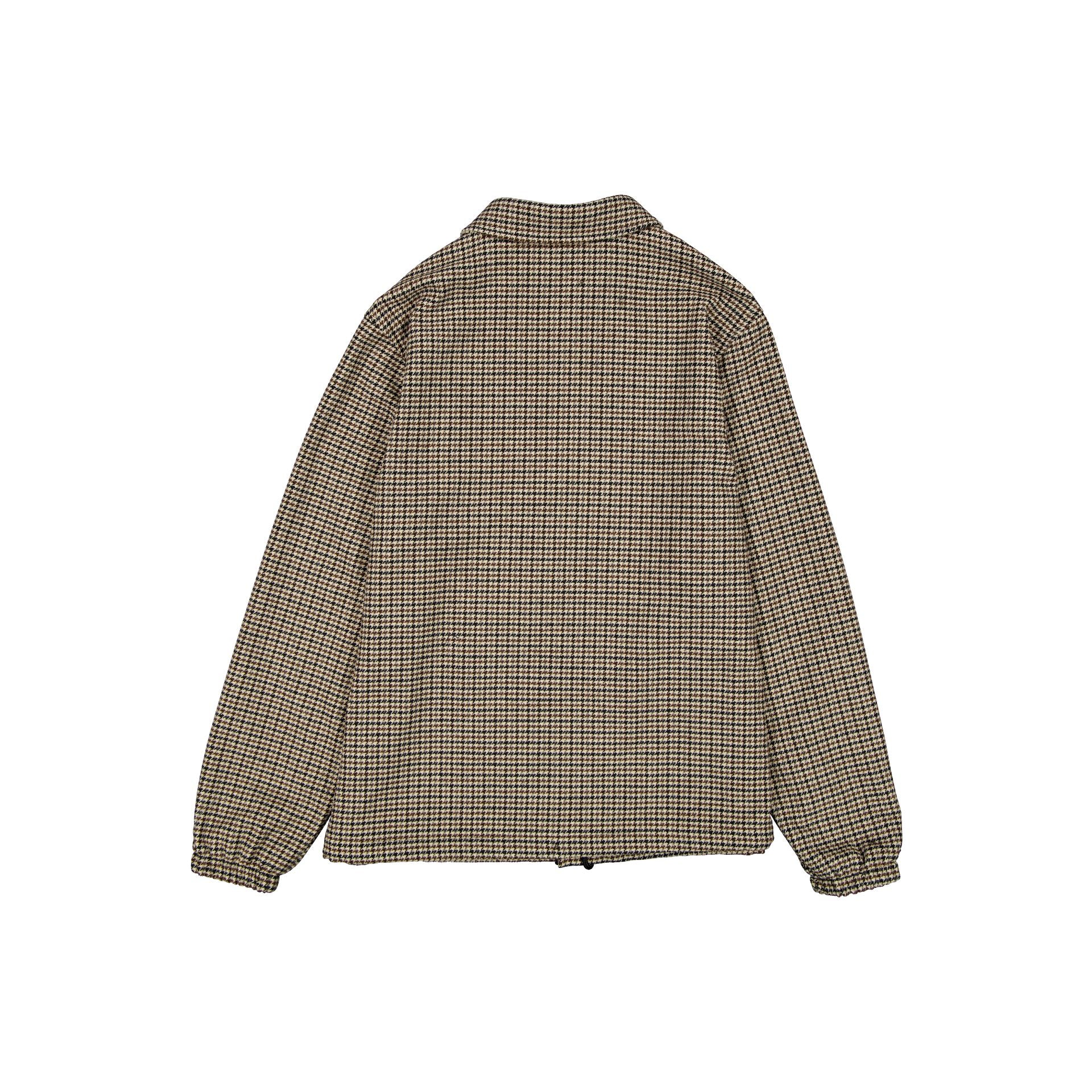 New Era Wool Check Coaches Jacket