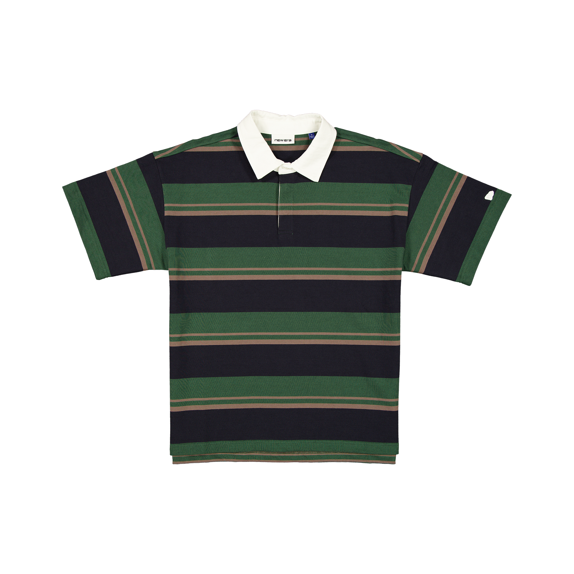 new era Yarn Dyed Cilantro Green Rugby Shirt