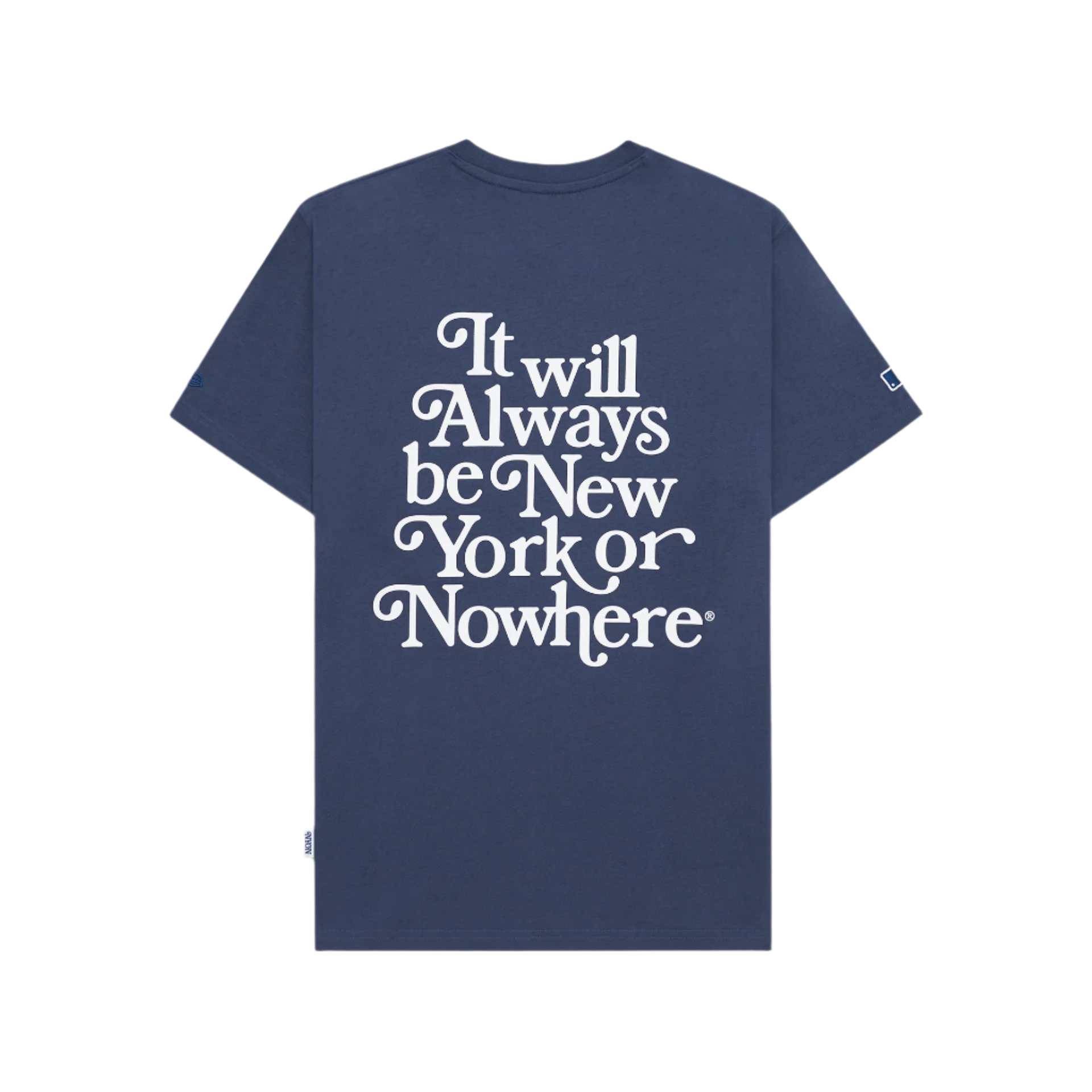 New Era New York Or Nowhere Navy Motto Short-Sleeve T-Shirt