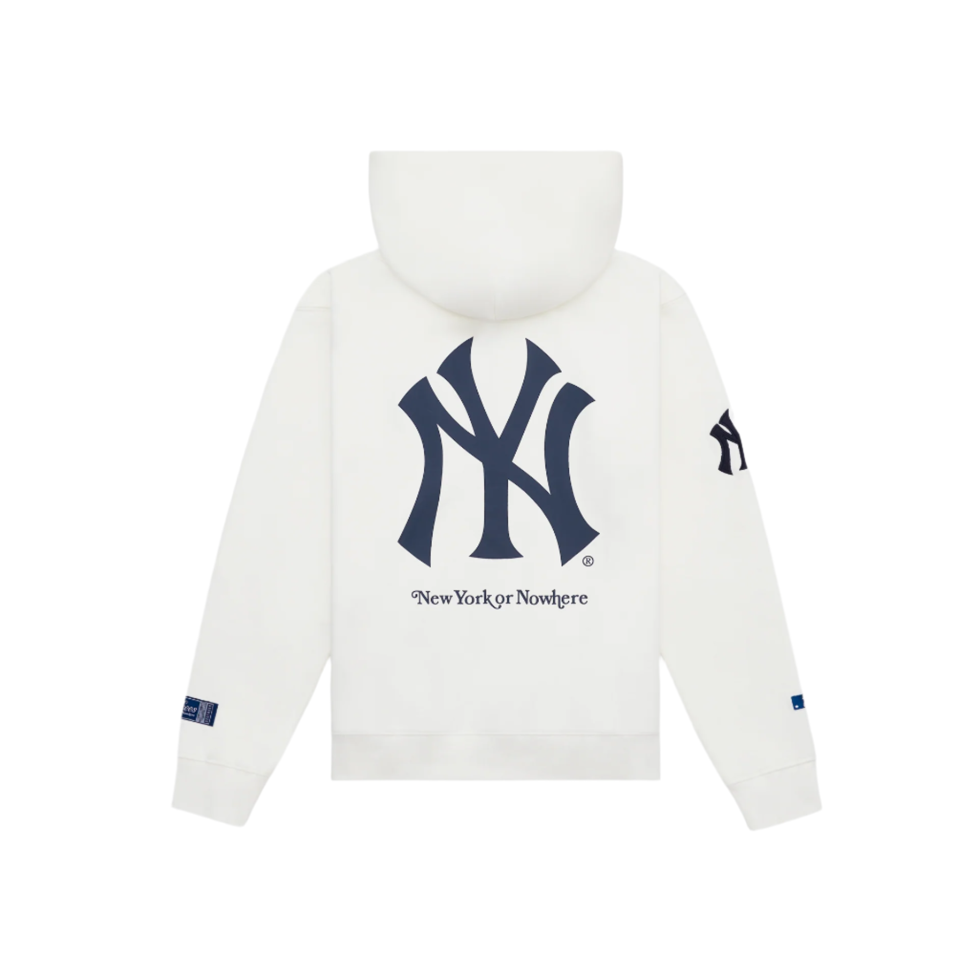 New Era New York Or Nowhere Optic White Full-Zip Hoodie