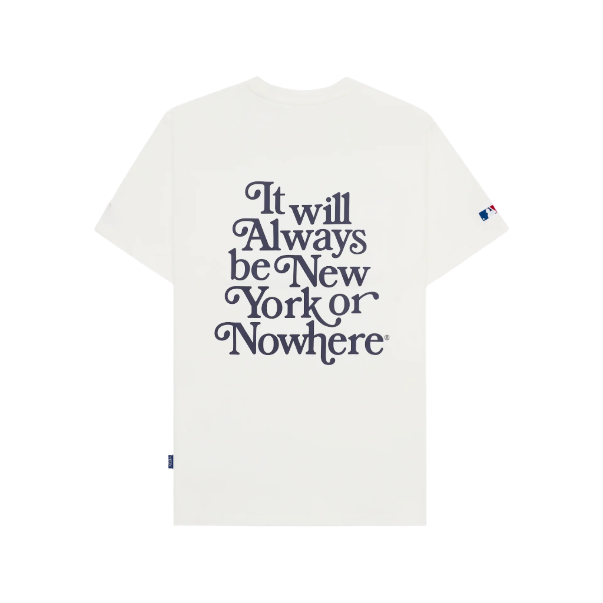 New Era New York Or Nowhere White Motto Short-Sleeve T-Shirt