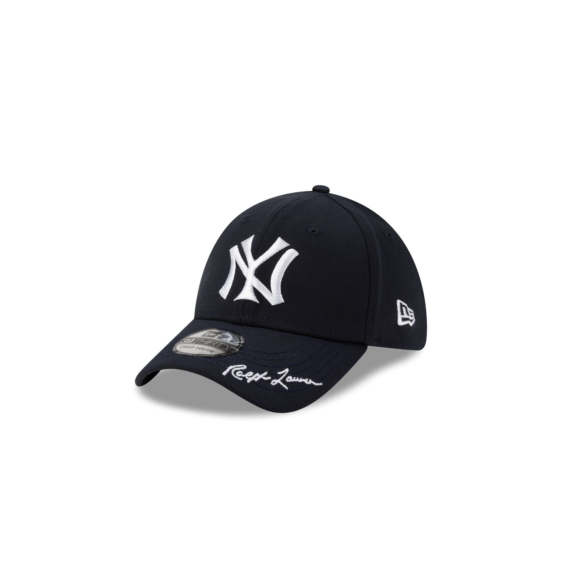 new era Ralph Lauren Navy Kids 39THIRTY Stretch Fit