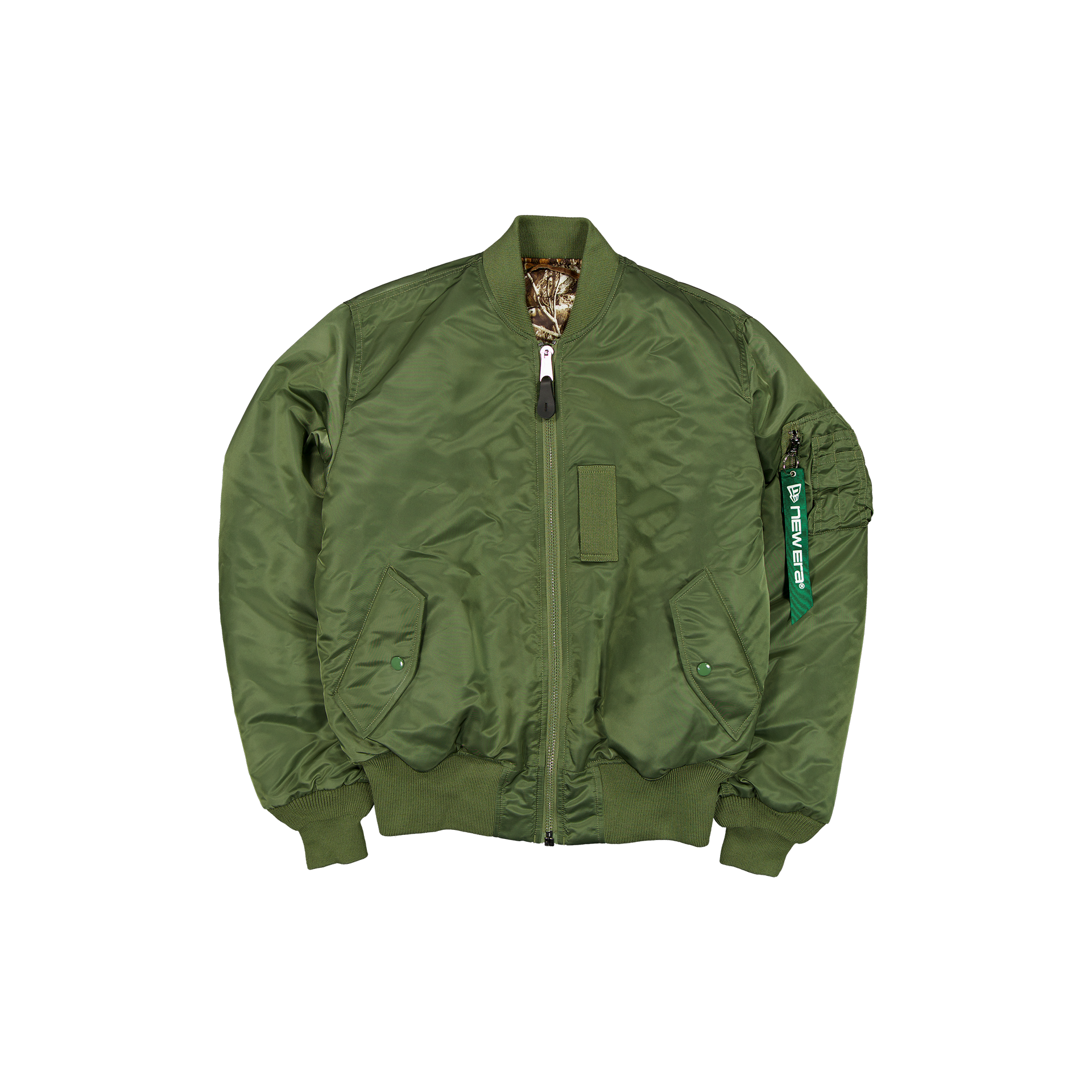 New Era Realtree® Alpha Industries New Olive Bomber Jacket