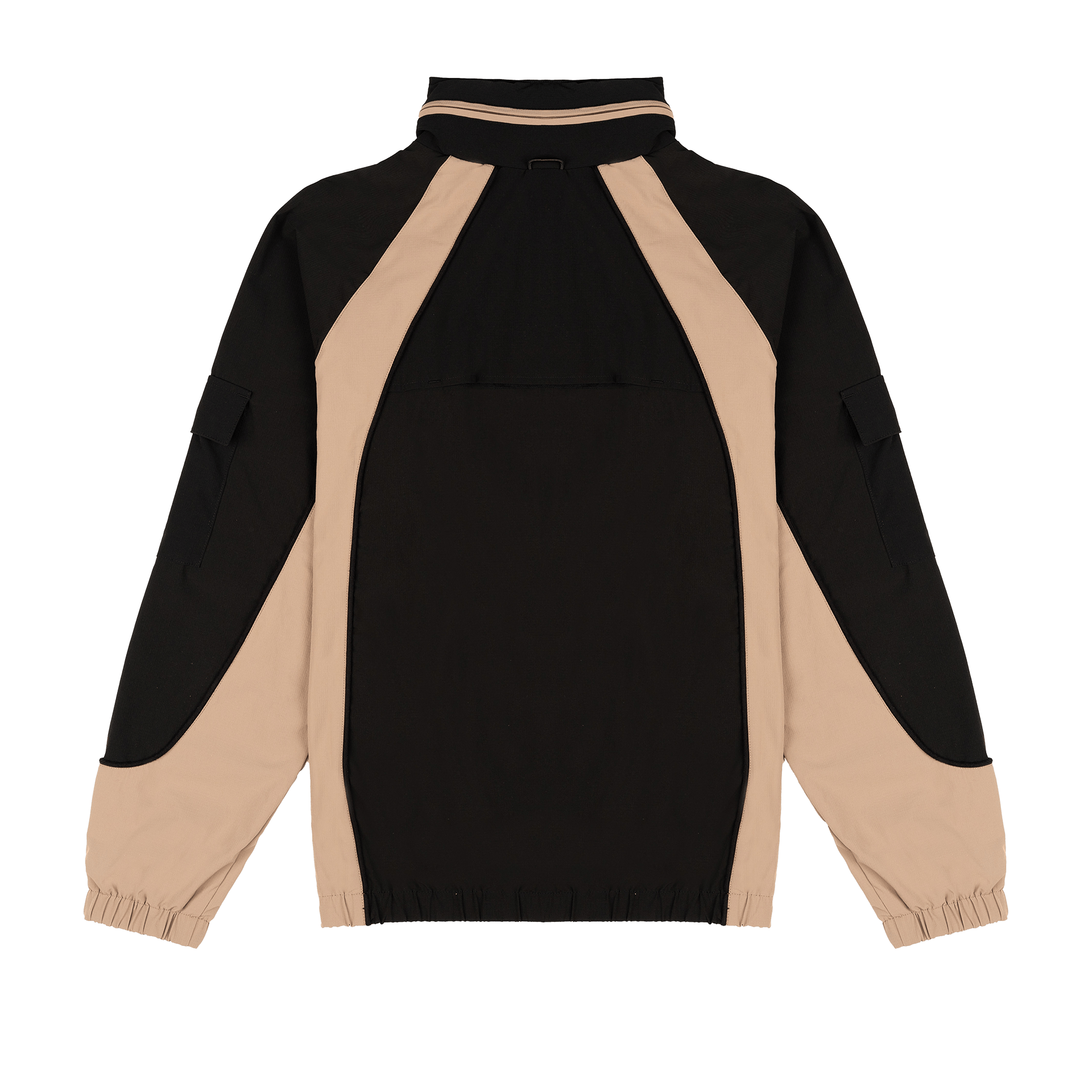 New Era Retro-Tech NE2K Black Half-Zip Track Pullover