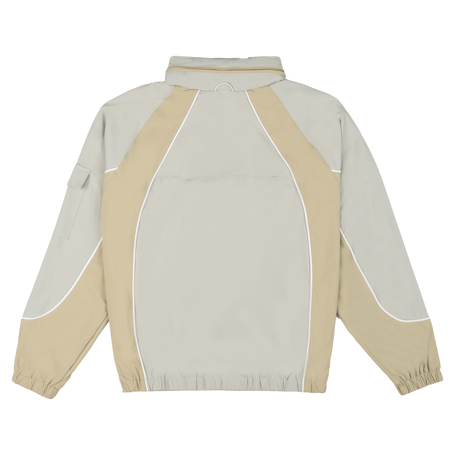 New Era Retro-Tech NE2K Mirage Gray Half-Zip Track Pullover