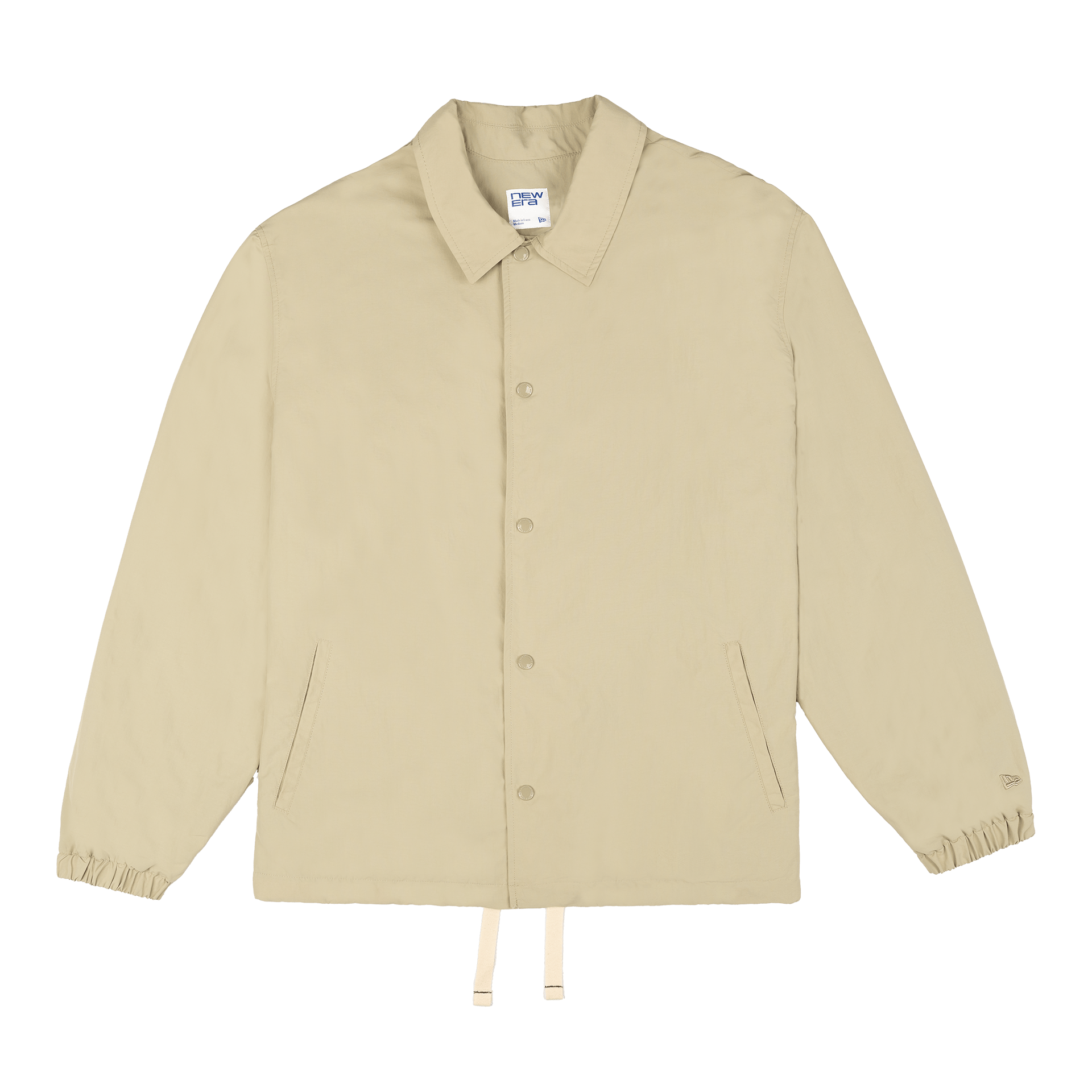 new era Ripstop Script Nylon Abbey Stone Coach's Jacket