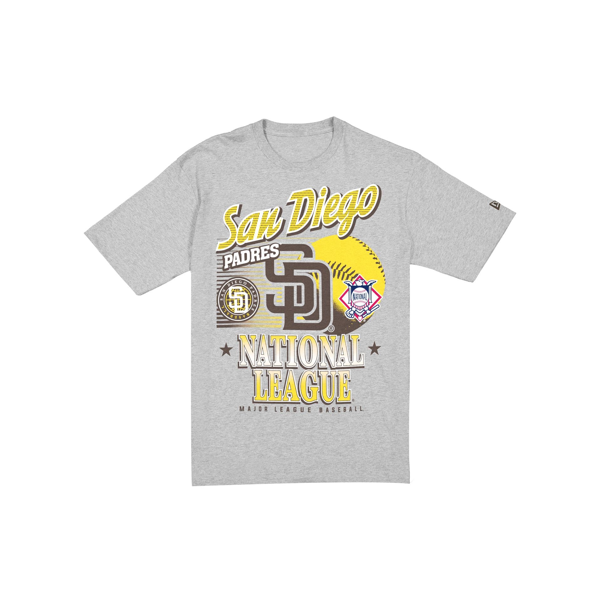 new era Sport Classics Heather Gray Short-Sleeve T-Shirt