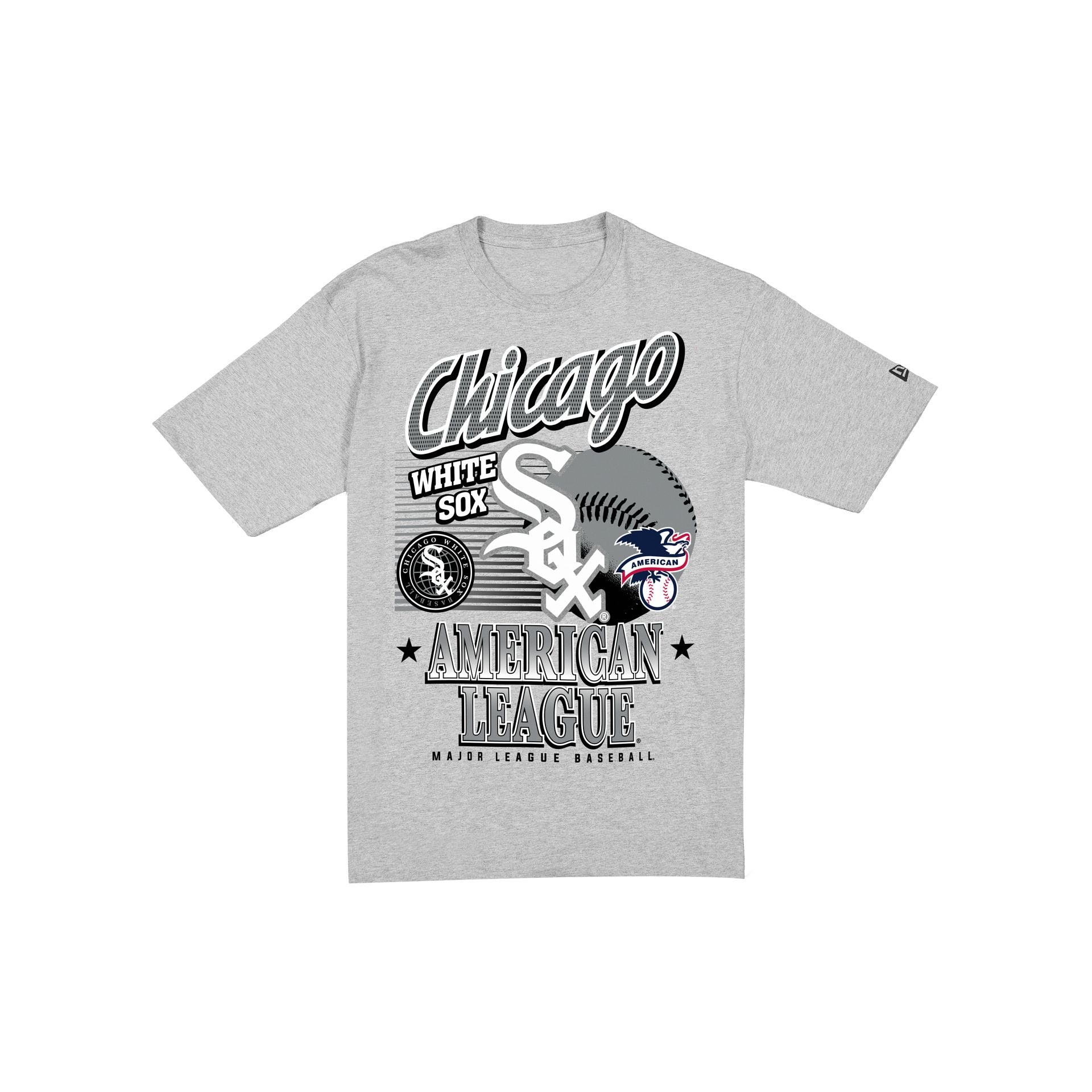 new era Sport Classics Heather Gray Short-Sleeve T-Shirt