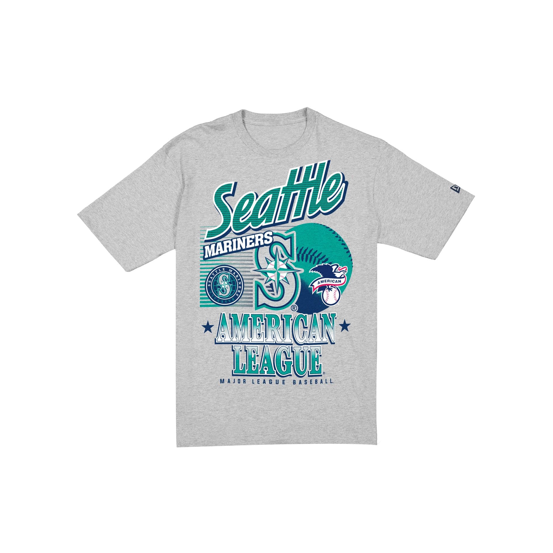 new era Sport Classics Heather Gray Short-Sleeve T-Shirt