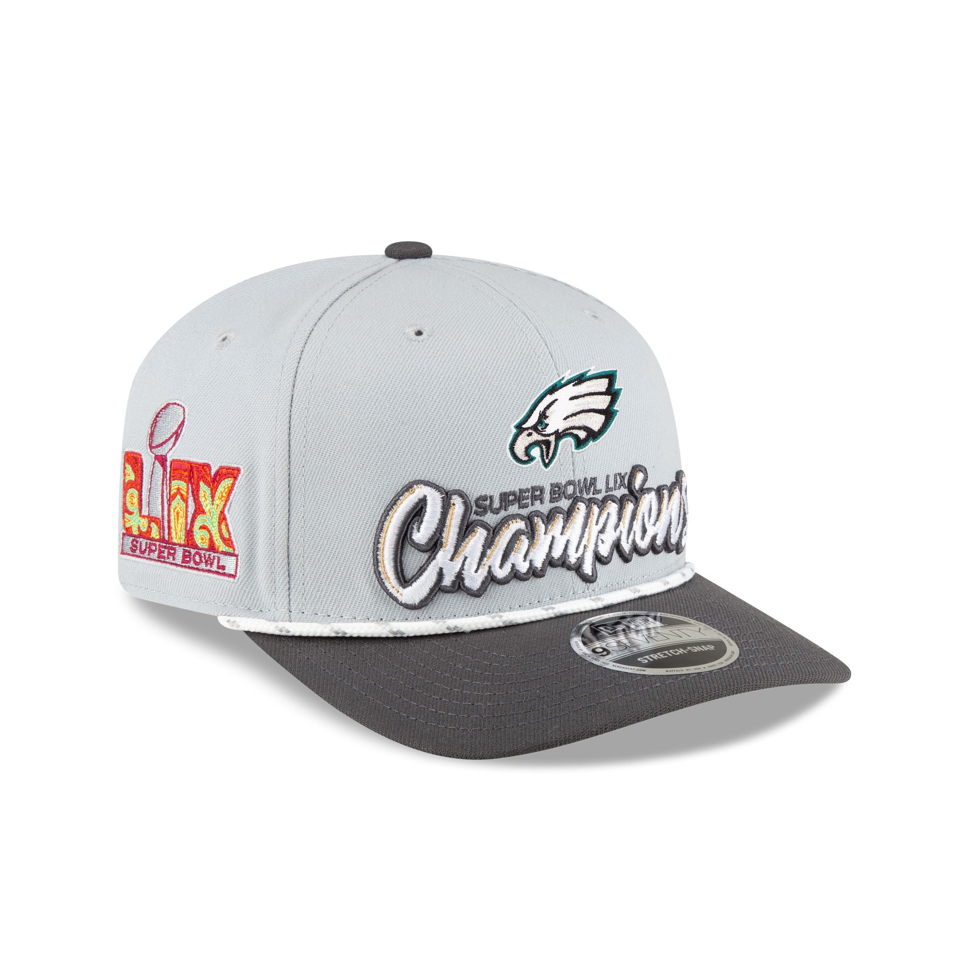 new era Super Bowl LIX Champions Locker Room Kids 9SEVENTY Stretch-Snap