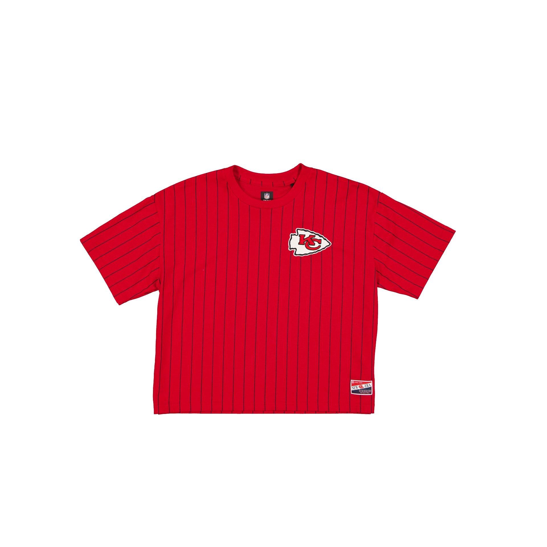 new era Throwback Women's Cropped Pinstripe T-Shirt