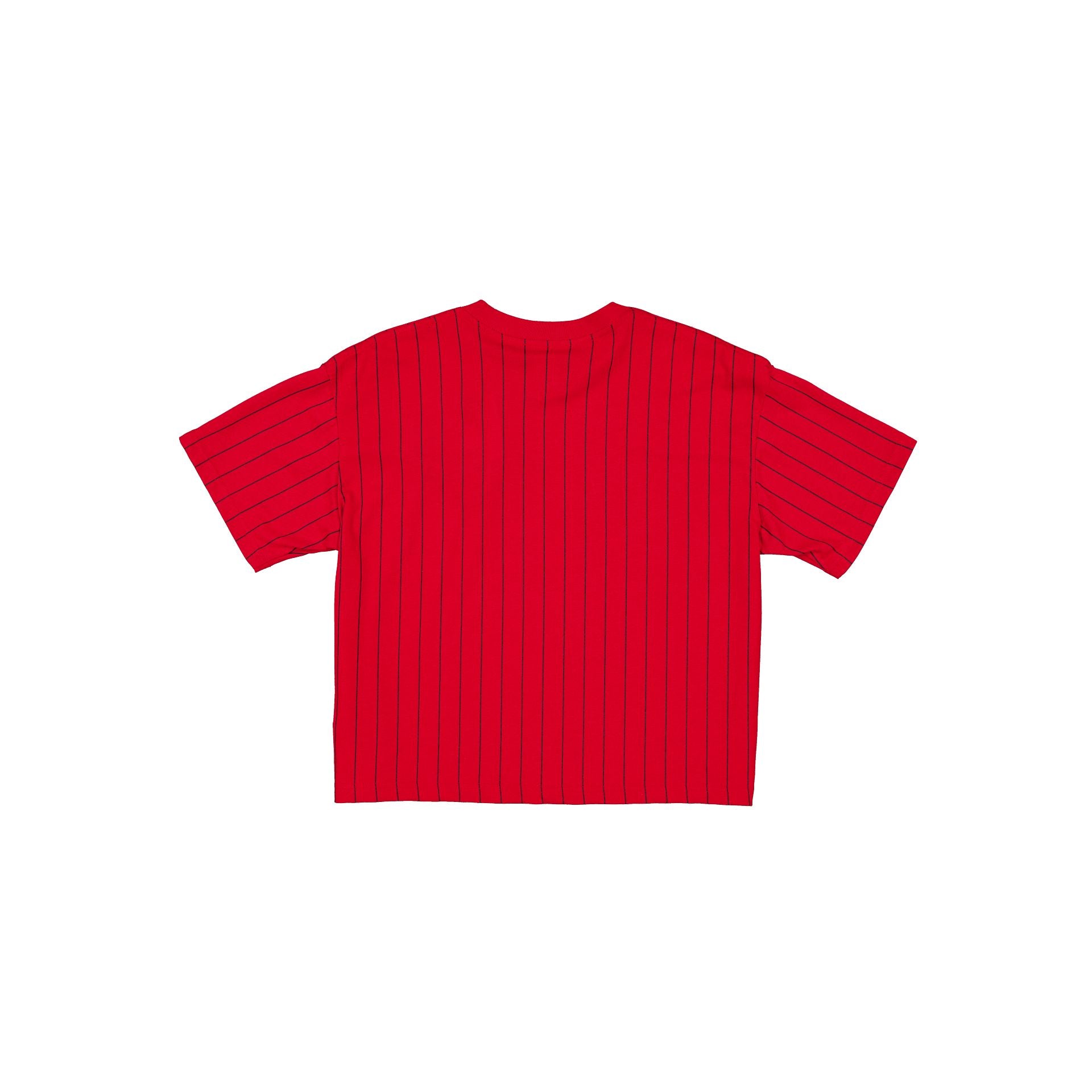 New Era Throwback Women's Cropped Pinstripe T-Shirt