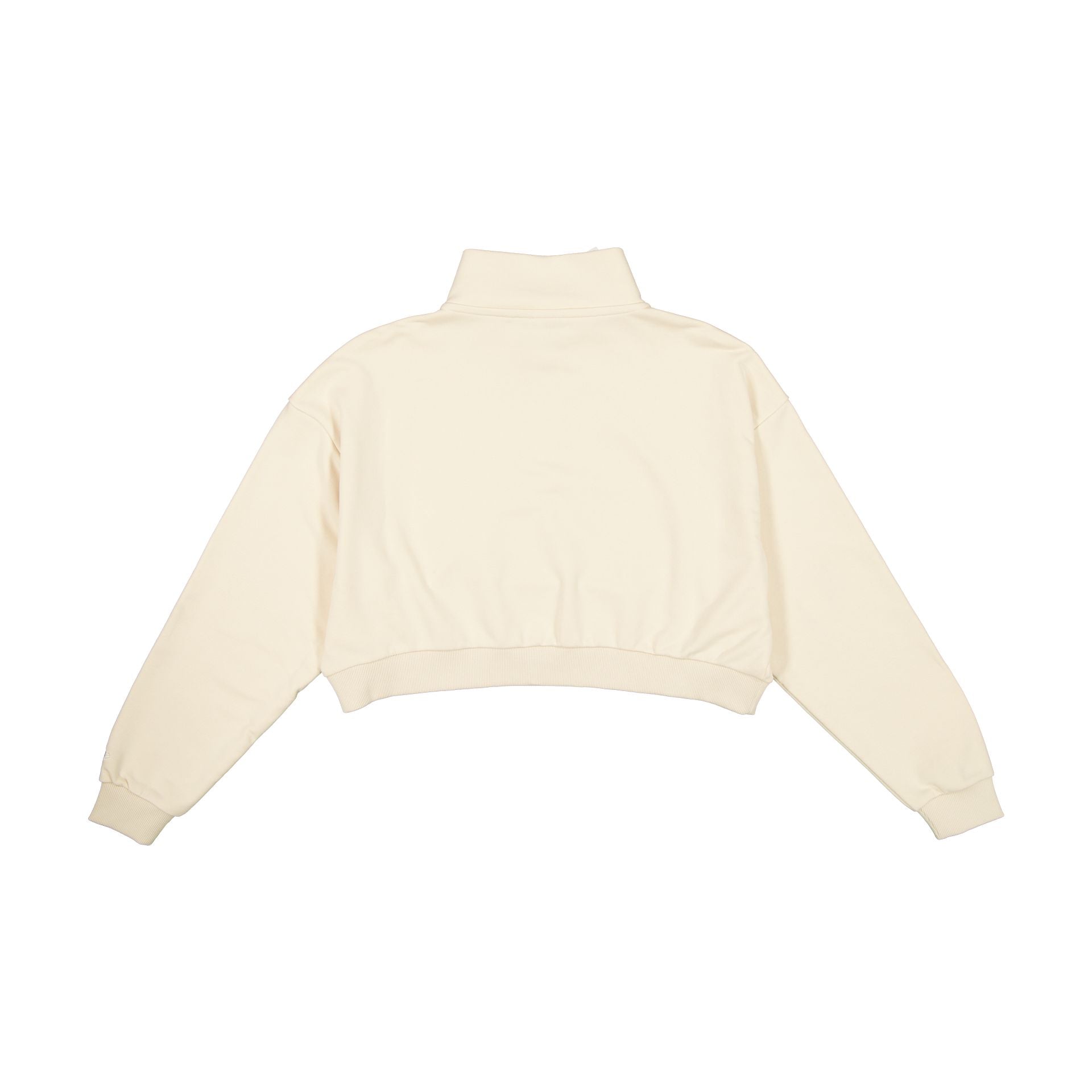 New Era Tonel Cropped Light Beige Women's Quarter Zip