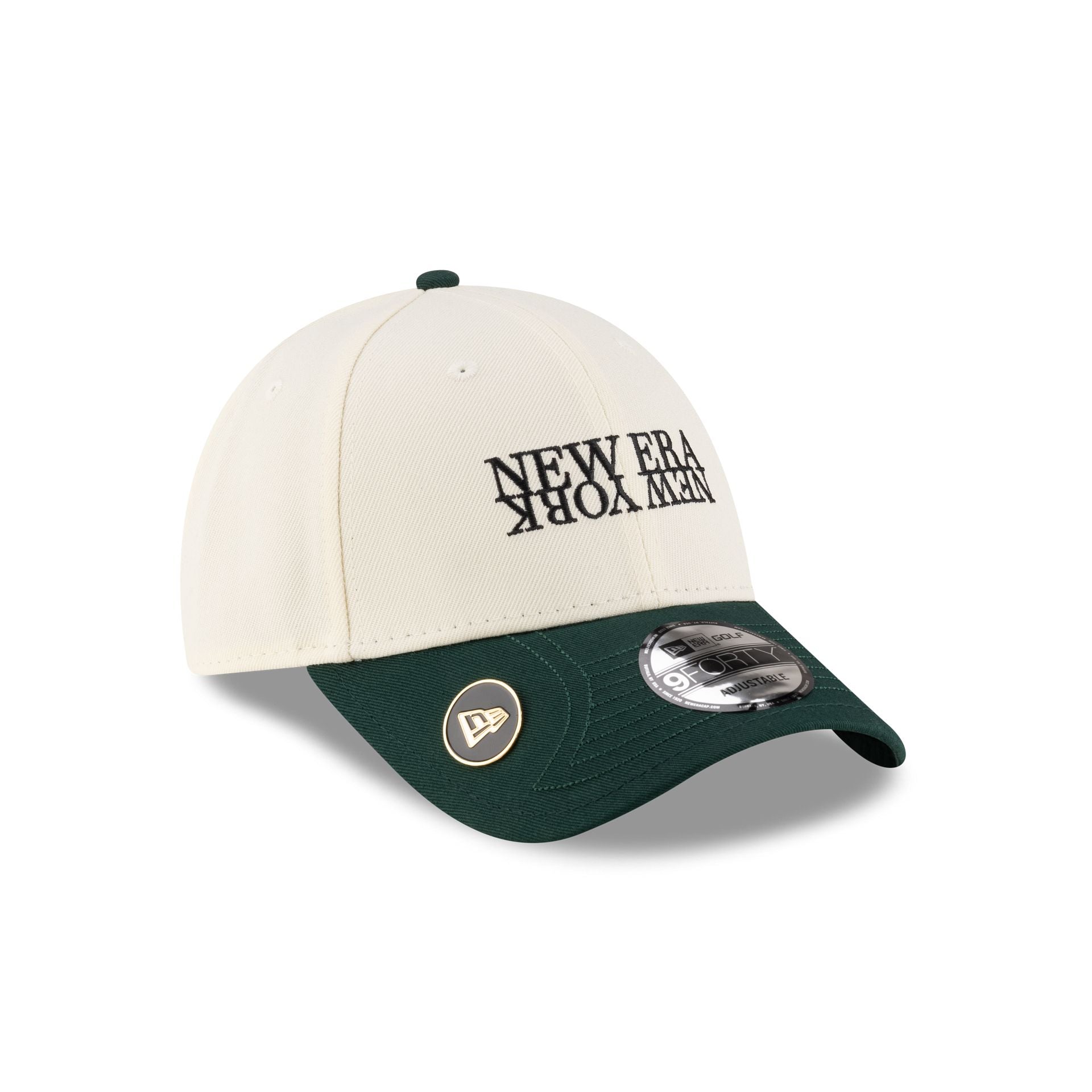 new era Two-Tone Ballmarker Green 9FORTY Adjustable