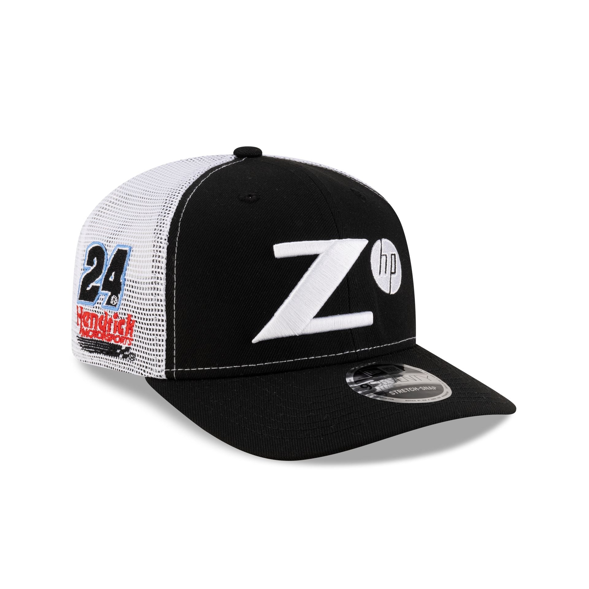 new era William Byron Z HP Partner 9SEVENTY Stretch-Snap Trucker