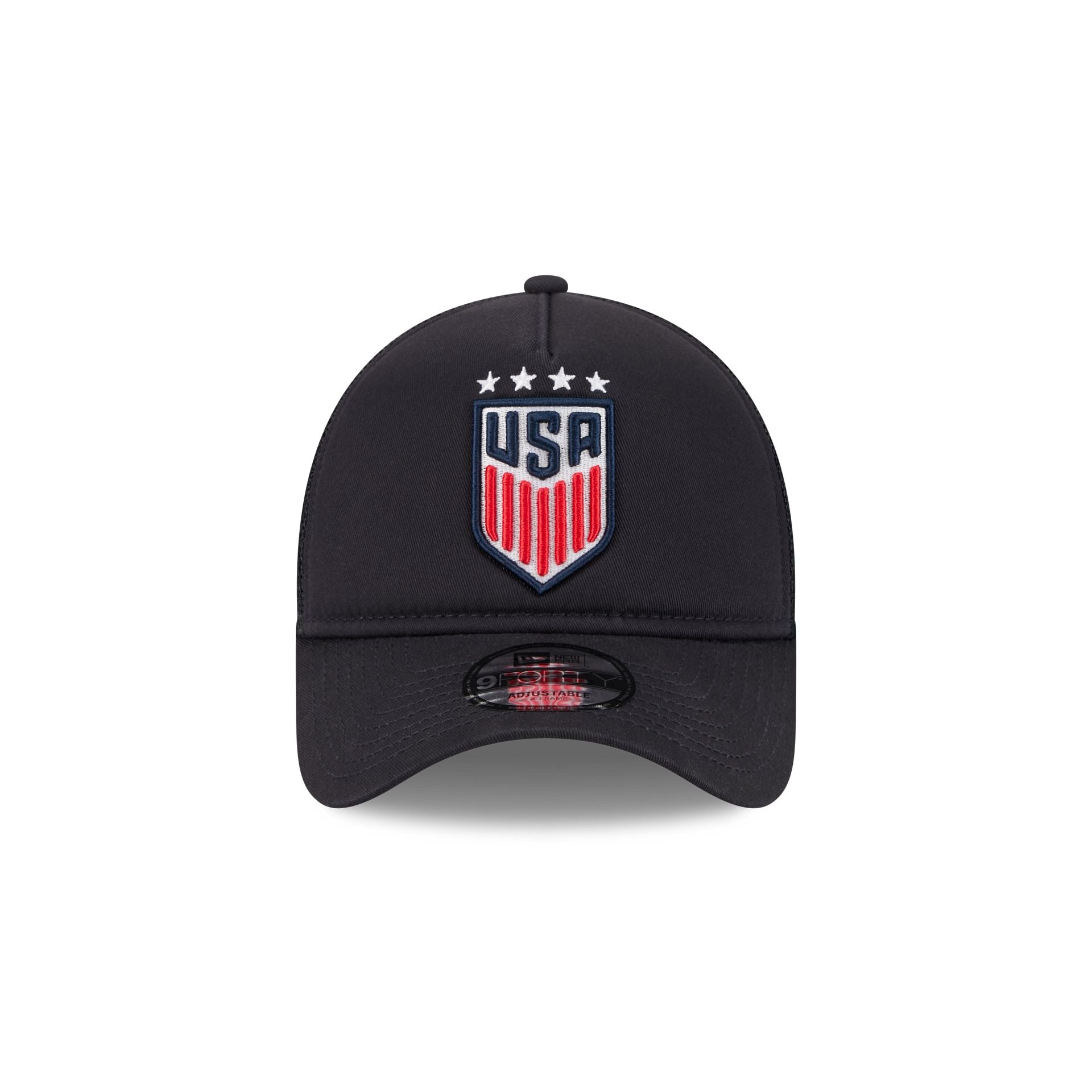 New Era Women's National Team Navy 9FORTY A-Frame Trucker