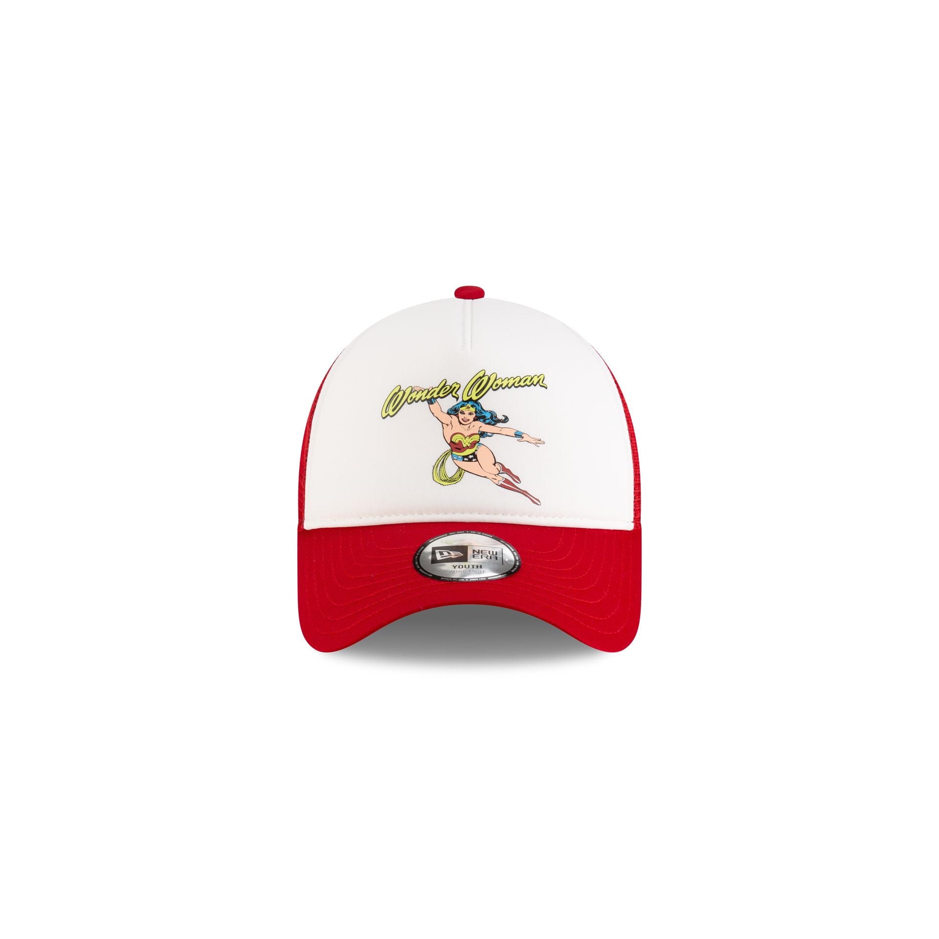 New Era Wonder Woman Kids Scarlet 9FORTY A-Frame Trucker